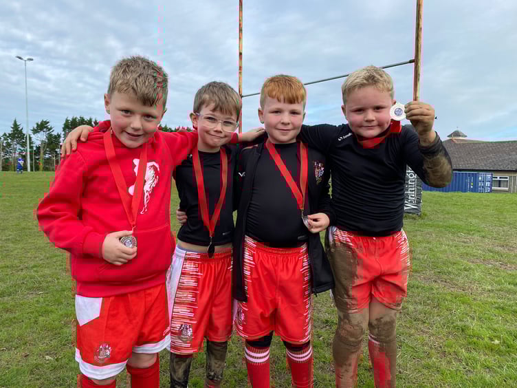 Some of the U8s, who played really well against Haverfordwest.