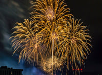 Breathtaking fireworks display at Milford Haven