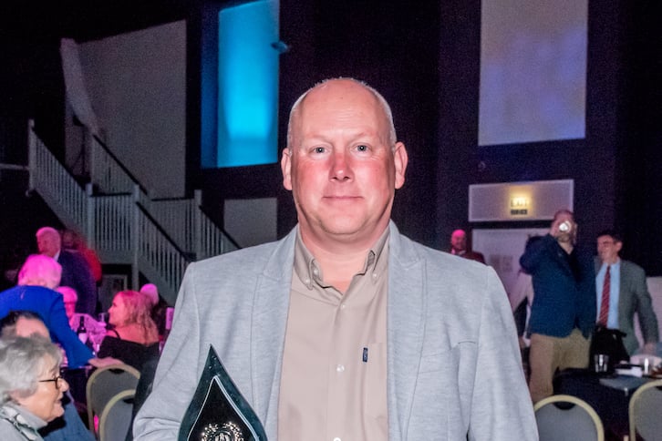 Winner of the Bevan Buckland-sponsored Blue Light Award, firefighter Lee Simmons