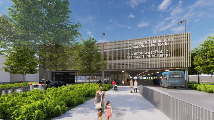 Haverfordwest transport interchange