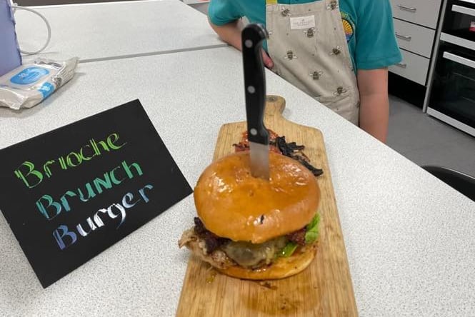 Lottie’s winning Brioche Brunch Burger