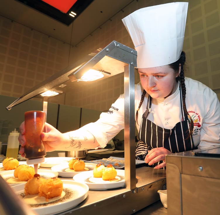 Welsh Culinary Association National Chef of Wales Competition at the ICC Wales.
Picture by Phil Blagg Photography.
PB005-2024