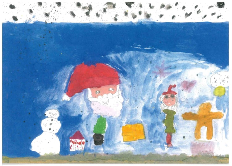 Drawing by Ayrah Harding, Milford Haven Community Primary School