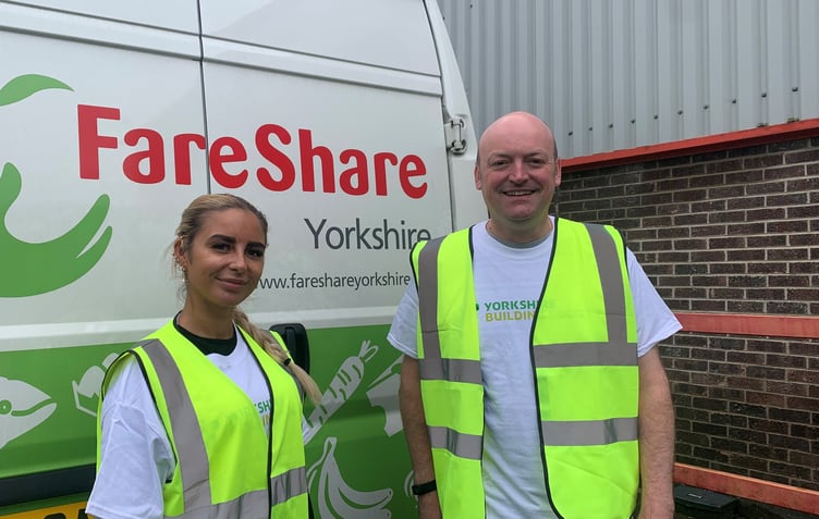 Colleagues from Yorkshire Building Society have helped to raise £475,000 to support FareShare's Building Skills for the Future programme