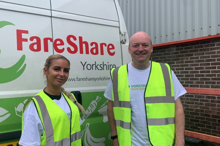 Colleagues from Yorkshire Building Society have helped to raise £475,000 to support FareShare's Building Skills for the Future programme