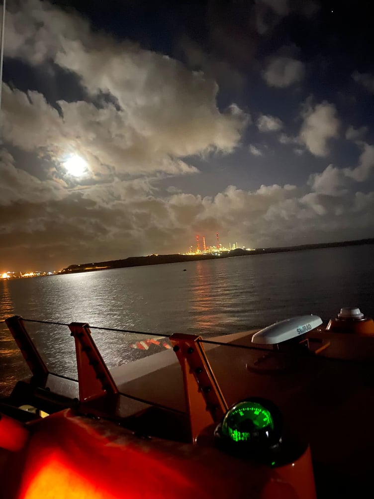 Angle RNLI assisted in a multi-agency search on December 20