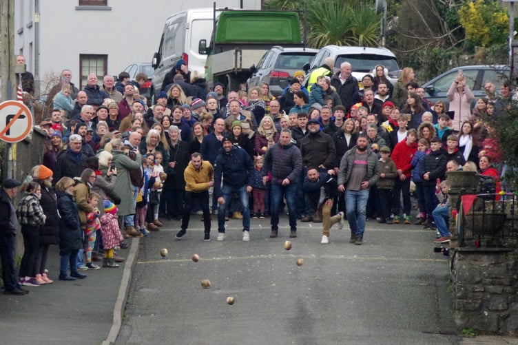 St Florence’s fourth annual Swede Rolling competition - men