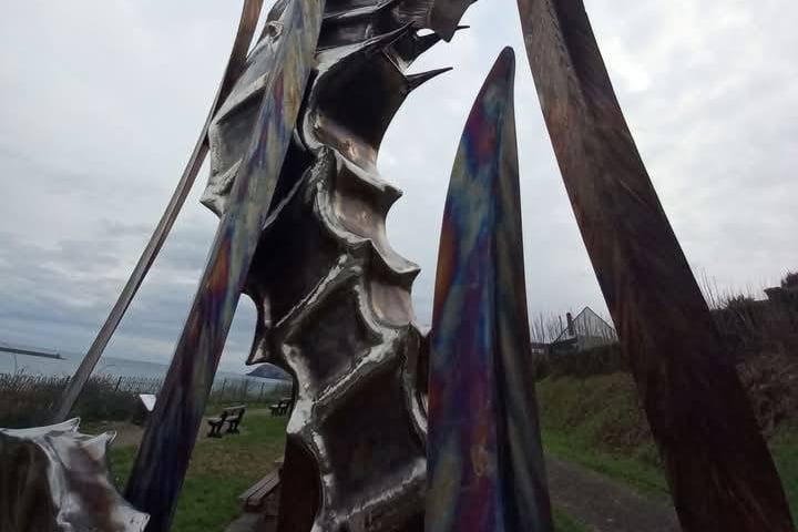 Seahorse sculpture by Gideon Petersen