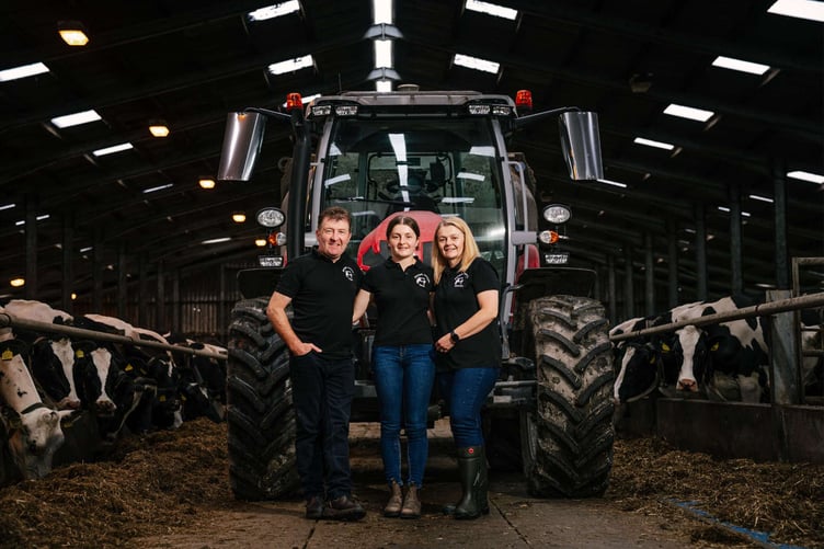 Roger, Catherine and Sarah Howells - Blaengelli Farm, Whitland, Carmarthenshire. Credit - Jonathan Cross-Jones, Limehouse Films