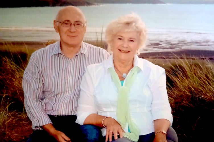 Pembrokeshire couple Auriol and Bernie Scourfield
