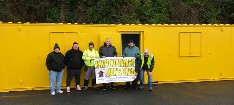 Building friendships and the community - the new Men's Shed at Milford Haven Station