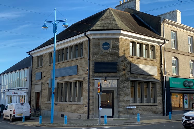 Transformed: the former Barclay’s Bank building in Pembroke Dock