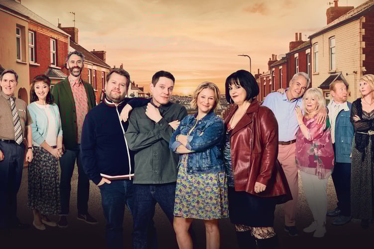Gavin and Stacey: The Finale,Bryn (ROB BRYDON), Gwen (MELANIE WALTERS), Jason (ROBERT WILFORT), Smithy (JAMES CORDEN), Gavin (MATHEW HORNE), Stacey (JOANNA PAGE), Nessa (RUTH JONES), Mick (LARRY LAMB), Pam (ALISON STEADMAN), Peter (ADRIAN SCARBOROUGH), Dawn (JULIA DAVIS),**** IMAGE STRICTLY EMBARGOED FOR PUBLICATION UNTIL: 00:00:01 HRS 10/12/2024 ****
Christmas2024,Toffee International Ltd.,Tom Jackson