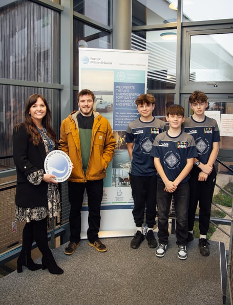 Port of Milford Haven and Milford Youth Matters renew their partnership for the ninth year.