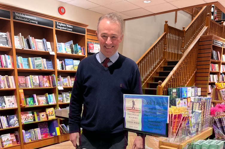 The book of Pembrokeshire MP Simon Hart’s diary has gone straight into the bestseller charts.