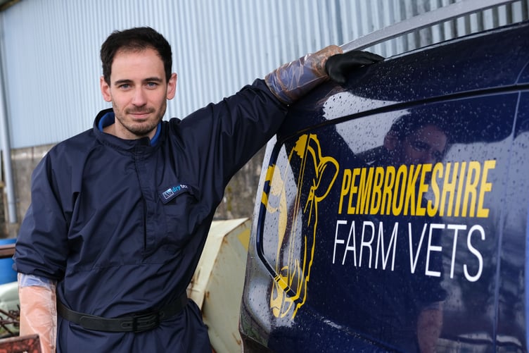 Ruben Vines of Pembrokeshire Farm Vets