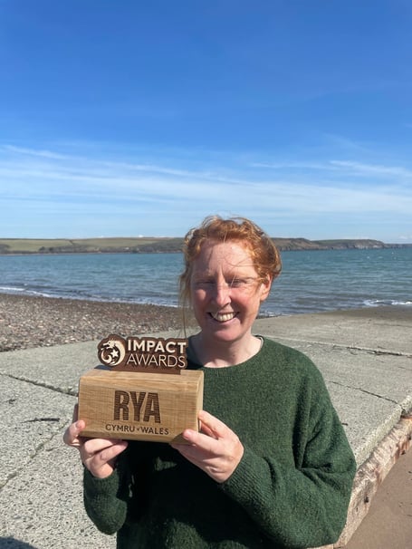 Sarah Bagley of Windswept with RYA CW Impact Award