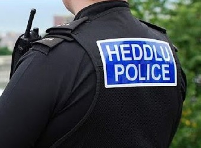 Dyfed-Powys Police stock image