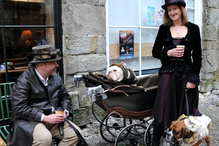 Steampunk Dogs in Tenby
