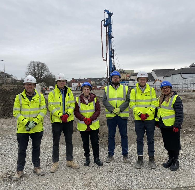 Joyce Watson MS site visit to Haverfordwest Transport Interchange