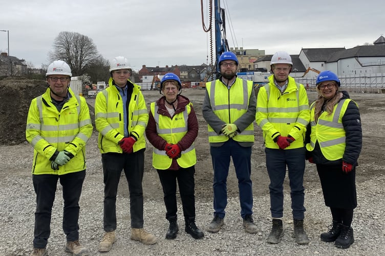 Joyce Watson MS site visit to Haverfordwest Transport Interchange