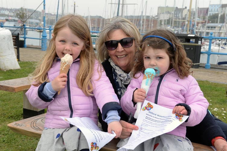 Easter ice-cream at Milford Haven