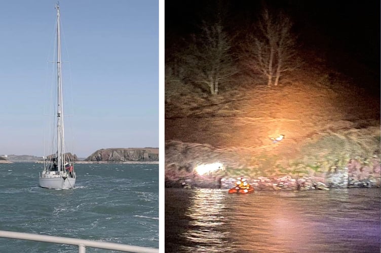 Two shouts for Angle RNLI on Tuesday, April 1