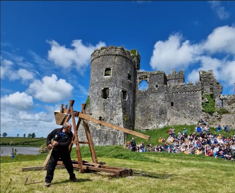 Hunt for treasure, unlock the past, and watch a mighty trebuchet roar to life at Carew Castle this Easter.