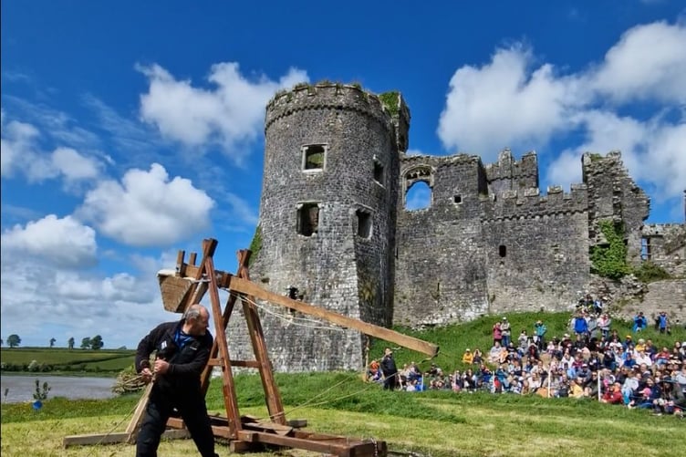 Hunt for treasure, unlock the past, and watch a mighty trebuchet roar to life at Carew Castle this Easter.