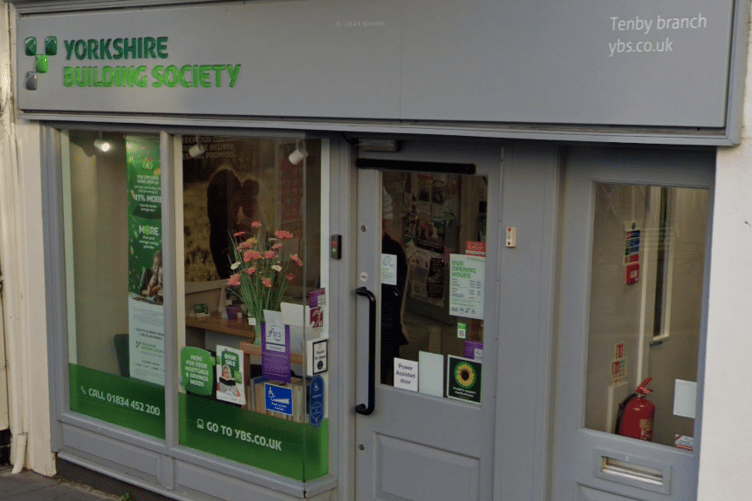 Yorkshire Building Society in Tenby