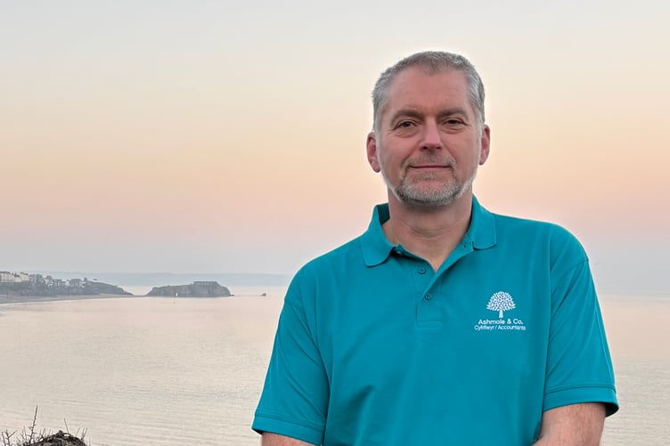 Ashmole & Co Partner Ian Badham, of Penally, is celebrating 30 years with the accountancy firm