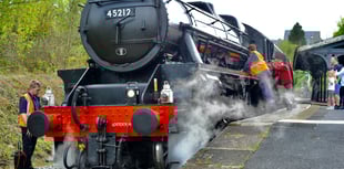 Photo reel: Legendary steam locomotive visits Pembrokeshire