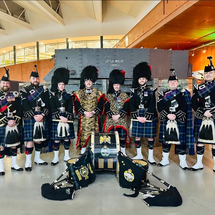 Pipes and Drums of Royal Tank Regiment
