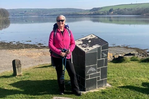 Alison Jones walked the Pembrokeshire Coast Path for Guide Dogs
