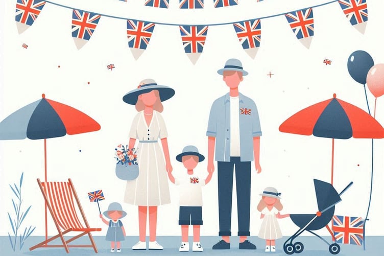 Picnic motif - UK bunting