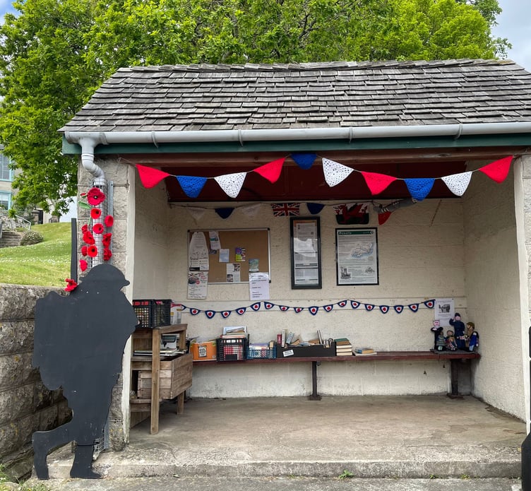 Penally Yarn Bomb Group - VE Day 80th