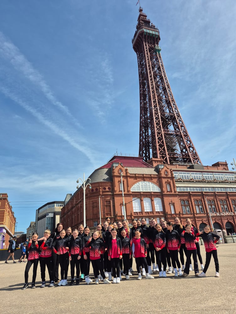Dynamix Dance School dancers (Saundersfoot) at Blackpool