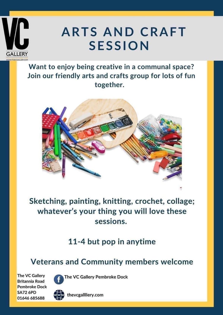 VC Gallery Arts and Crafts Session