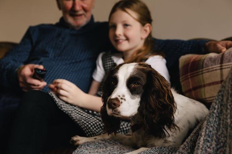 RSPCA photo of girl with dog