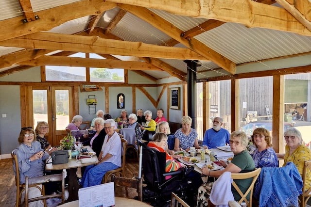 Carew WI lunching out at Bubbleton Farm Shop and Café