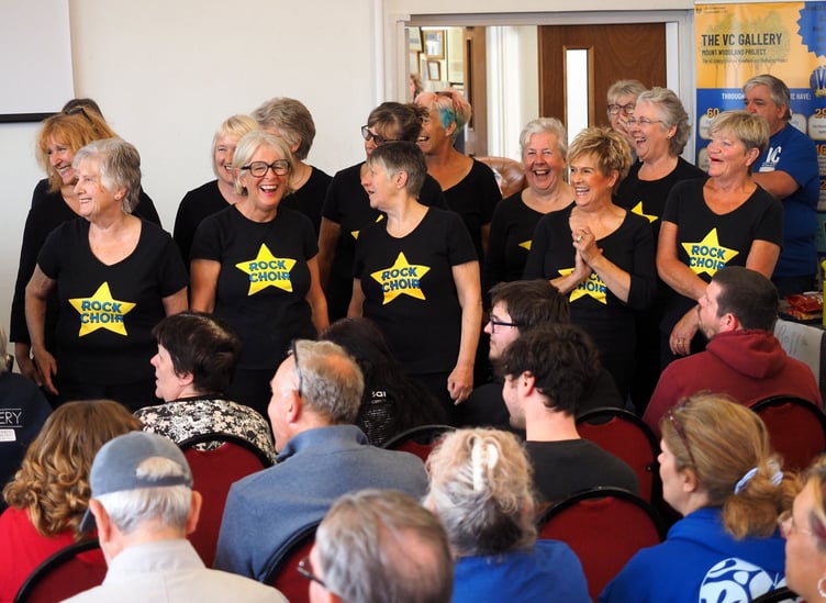 Rock Choir provided entertainment at the VC Gallery Volunteer Awards on June 4