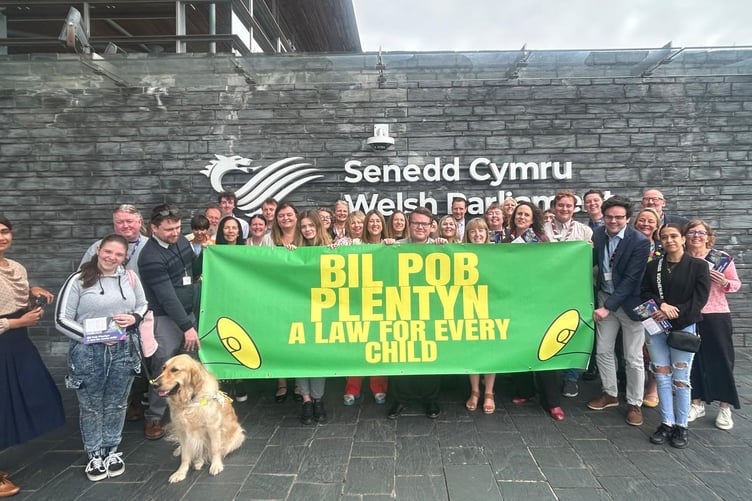 Bil Pob Plentyn at the Senedd
