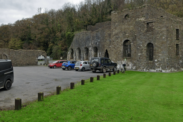 Kilgetty Ironworks car park, Stepaside Heritage Park
