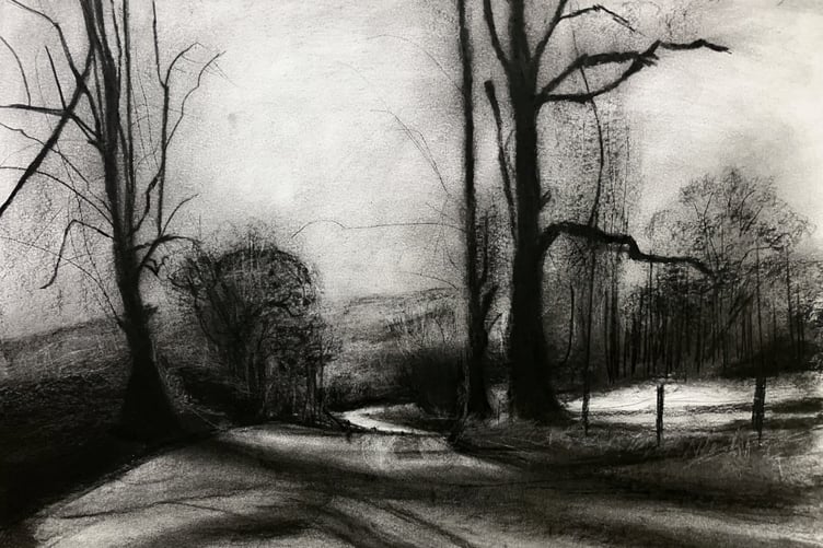 Artwork, part of ‘Trees’ exhibition