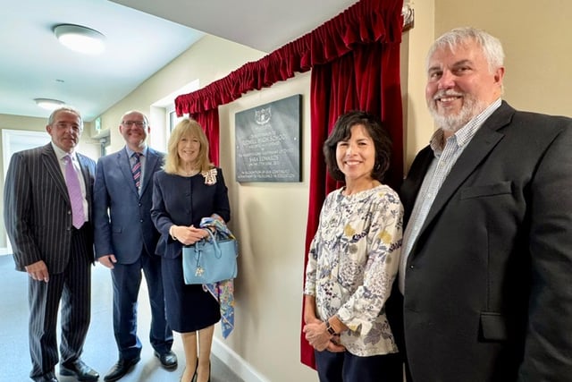 Opening ceremony - new block at Redhill High School, Clynderwen