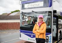 Anneka Rice and First Bus inspire a new generation of explorers to hop on board