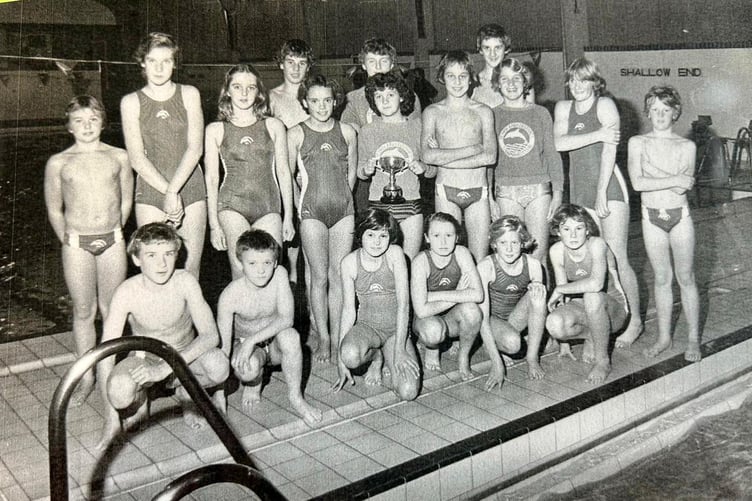 Tenby Dolphins c1975 at Tenby Leisure Centre Swimming Pool