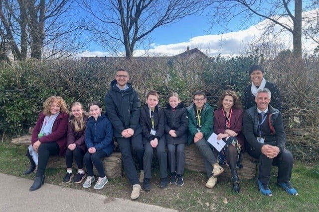 Children from both Tavernspite and Templeton schools presented their health promoting approach to Hywel Dda.