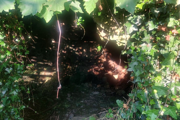 Hidden history within Pembroke’s Garden Through Time: The Tabernacle Cave