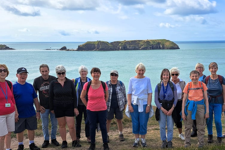 Speedies walkers on Giltar Head